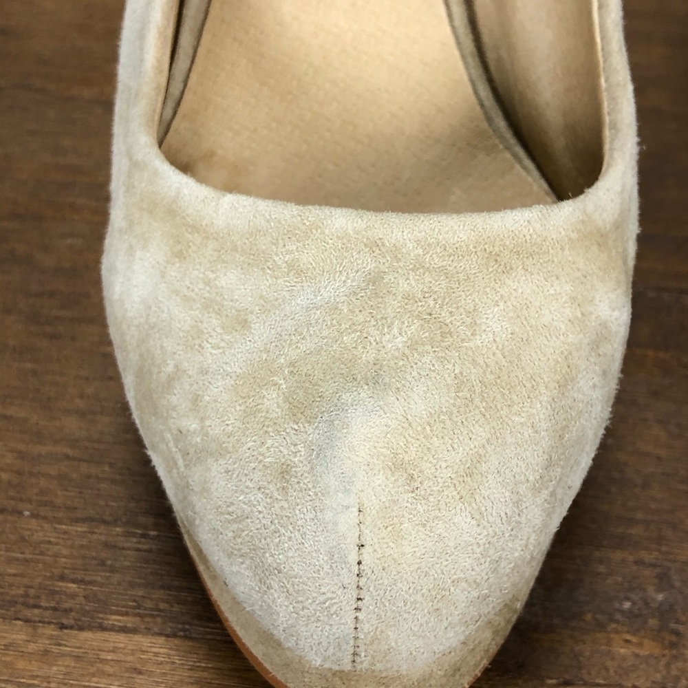 Aldo Tan Suede Platform Heels - Picture 3 of 8